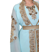 Nour Caftan blue
