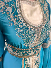Fayrooz Caftan blue