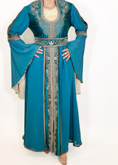 Fayrooz Caftan blue