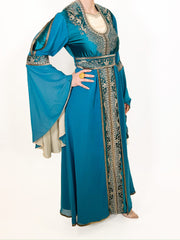 Fayrooz Caftan blue