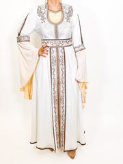 Fayrooz Caftan white