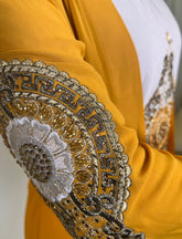 Huda Abaya yellow